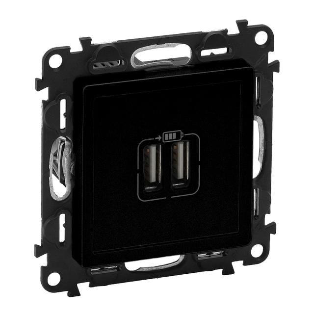 Valena Life - Gniazdo Usb A+A Czarne 756312 LEGRAND