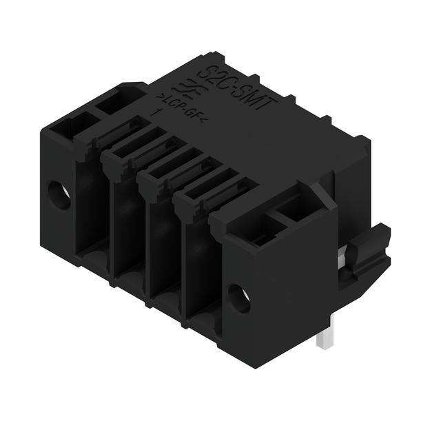 S2C-SMT 3.50/08/90LF 3.2SN BK RL Wtyki PCB (złącza płyty), 3.50 mm, Liczba biegunów: 8, kąt odejścia: 90° /235szt./ 1358930000 WEIDMÜLLER