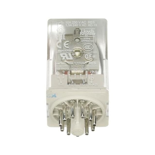 PRZEKAŹNIK CR-U012DC3L, A1-A2=12V DC, 3 STYKI C/O 250V/10A, LED