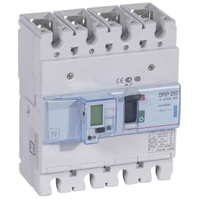 Wyłącznik DPX3 250 El Sg 4P 40A 70Ka 420702 LEGRAND