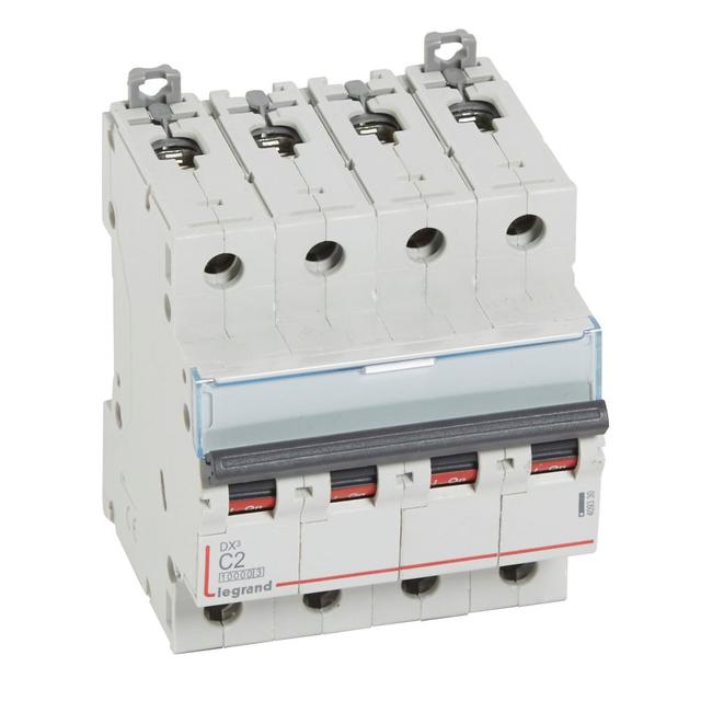 WYŁĄCZNIK NADPRĄDOWY S 314 4P C 2A 10000A SERII DX3, Legrand