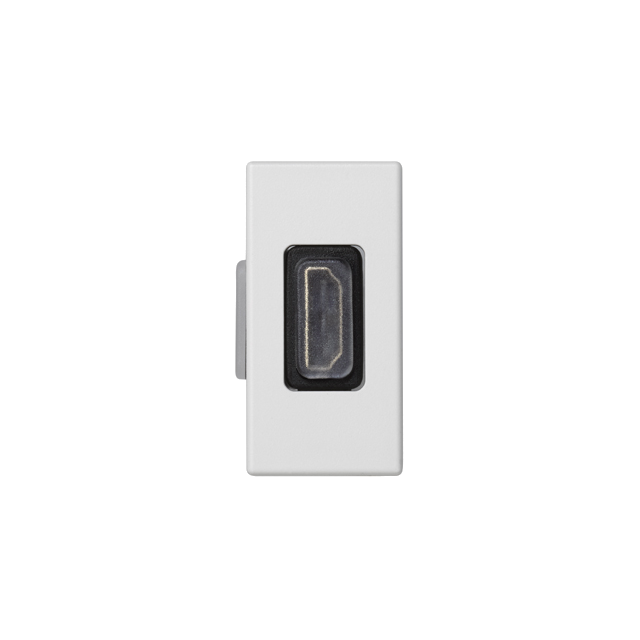 Simon Connect Płytka K45/2 adapter HDMI-HDMI 225x45mm+wkład czysta biel