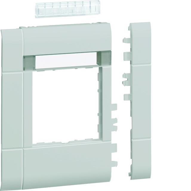 tehalit.WA Maskownica 120mm 1-krotna 55x55mm pole opisowe PC-ABS bezhalog jszary