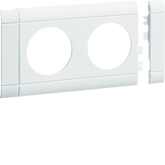 tehalit.WA Maskownica 2-krotna ABS bezhalogenowy biały GB080209016 HAGER