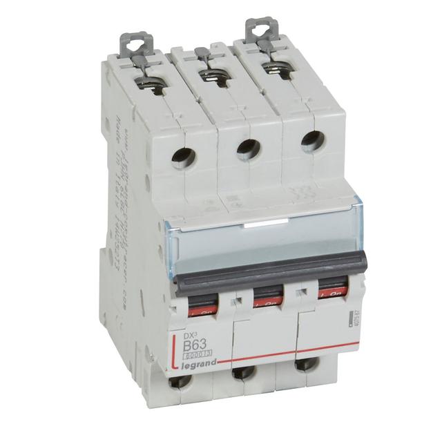 Wyłącznik Nadprądowy S 303 3P B63A 6kA DX3 407567 LEGRAND