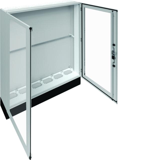 univers Rozdzielnica stojąca IP55 kl. I 1550x1850x275 + cokół 200mm drzwi transparentne FR26K2 HAGER
