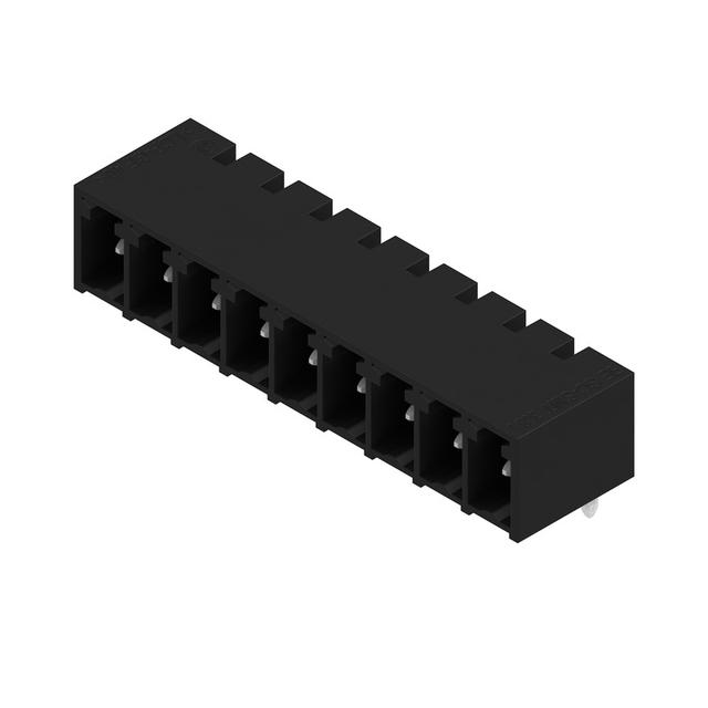 SC-SMT 3.81/09/90G 3.2SN BK BX Wtyki PCB (złącza płyty), 3.81 mm, Liczba biegunów: 9, kąt odejścia: 90° /50szt./ 1862540000 WEIDMÜLLER