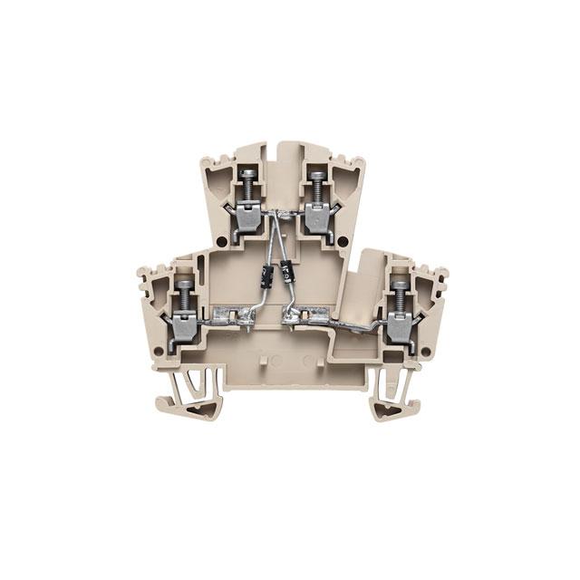 WDK 2.5 2D 1.A Złączki szynowe z elementami elektronicznymi /25szt./ WEIDMULLER