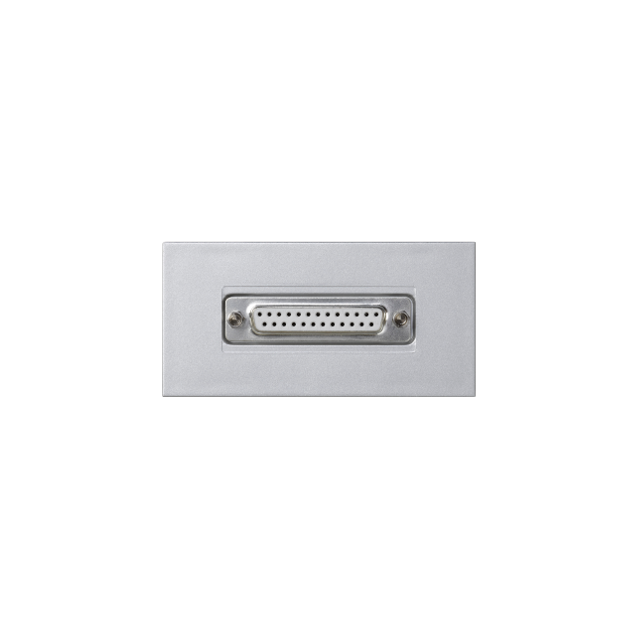 "Simon Connect Płytka 90x45mm (2xK45) złącza LPT (D-Sub 25) + wkład