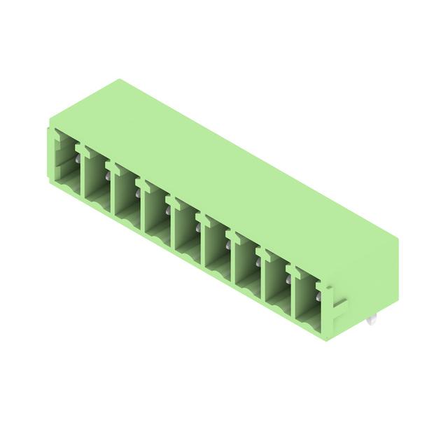 SC 3.81/09/90G 3.2SN GN BX Wtyki PCB (złącza płyty), 3.81 mm, Liczba biegunów: 9, kąt odejścia: 90° /48szt./ 1942270000 WEIDMÜLLER