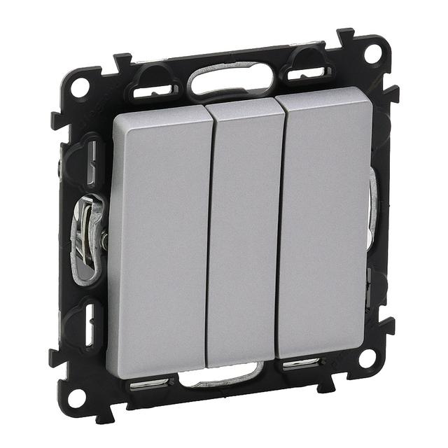 Valena Life Łącznik Potrójny Aluminium 10Ax 250 V 752303 LEGRAND