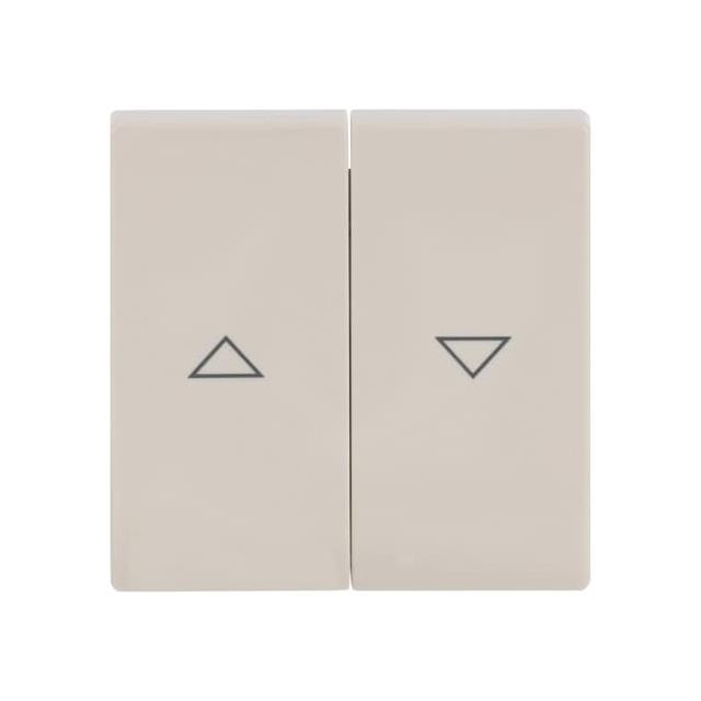 CARAT/FUTURE/SOLO Klawisz z nadrukiem Do wyłącznika/przycisku żaluzjowego kość słoniowa