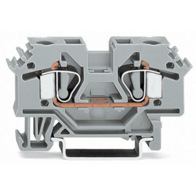 złączka 2-przewodowa Ex 6 mm2 jasnoszara