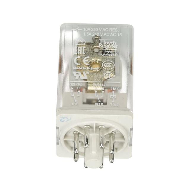 PRZEKAŹNIK CR-U048DC2, A1-A2=48V DC, 2 STYKI C/O 250V/10A 1SVR405621R6000 ABB