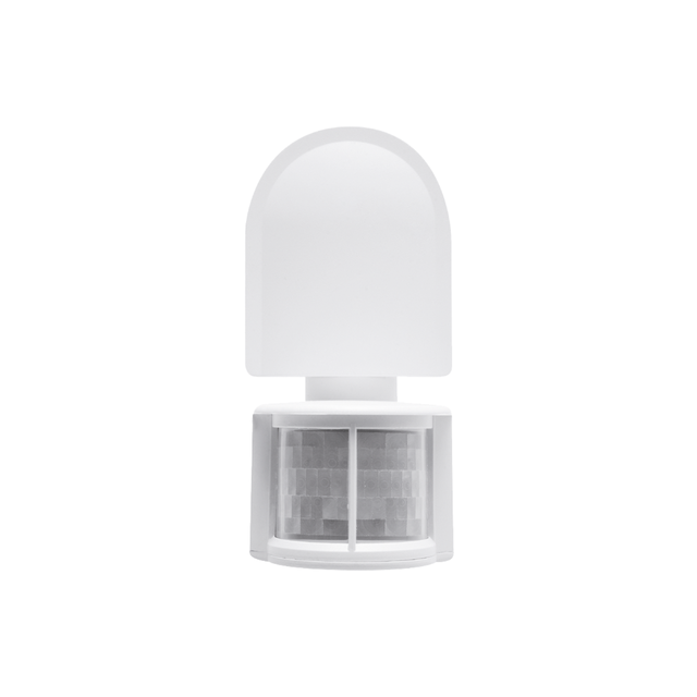 CZUJNIK RUCHU CR-2, MAX 1200W, AC220-240V, 50/60HZ, KĄT DZIAŁANIA 180*, ZASIĘG 8M ± 1,8-2,5M, IP44,