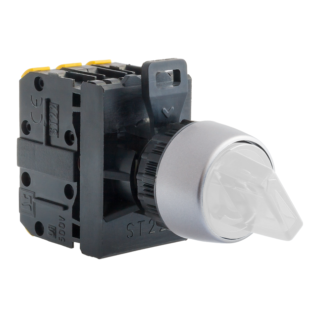 2-POŁ ŁĄCZNIK POKR BIAŁ.1 ZW PODŚW. AC(24V-230V),DC(24V-110V)