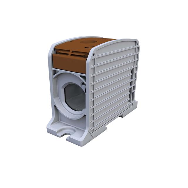 STB 300 Złączka szynowa gwintowa Al/Cu 87910 SIMBLOCK brązowy