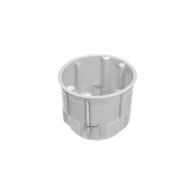 Puszka instalacyjna Lux do płyt gipsowych fi 60 głęboka, z wkrętami, biała