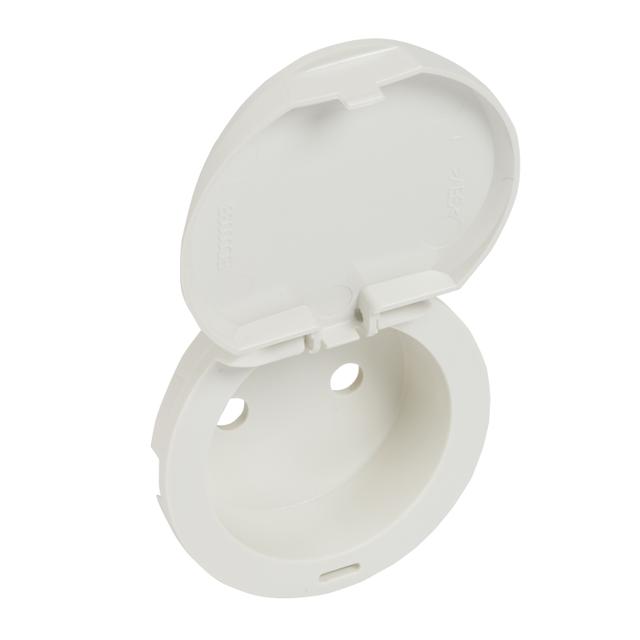 CELIANE - PLAKIETKA Z KLAPKĄ GNIAZDA 2P+Z BIAŁA, Legrand