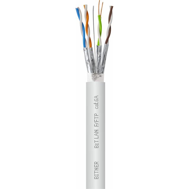 BiTLAN F/FTP 4x2x23 AWG cat. 6A 500MHz Kabel do sieci teleinformatycznych, podwójny ekran TI0075 BITNER