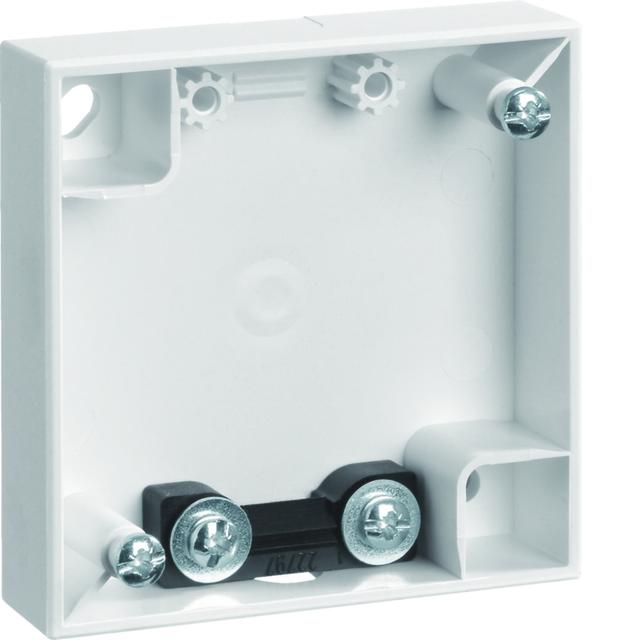 Integro Flow Puszka natynkowa 1-krotna płaska biały