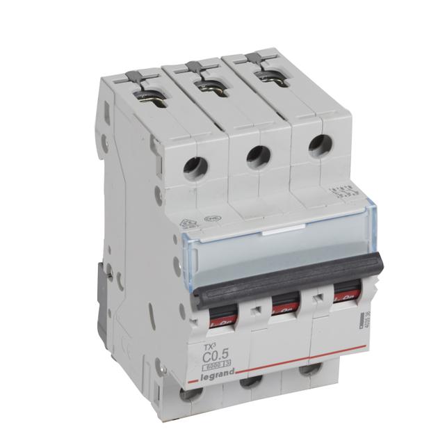 Wyłącznik Nadprądowy 3P C0.5A 6kA AC S303 TX3 403536 LEGRAND
