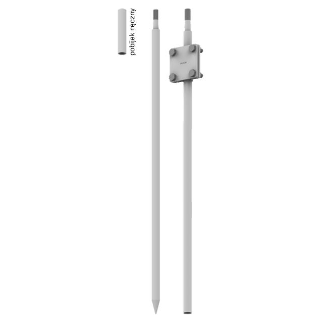 Uziom składany kpl.fi16/2x1500mm+złącze /OG/