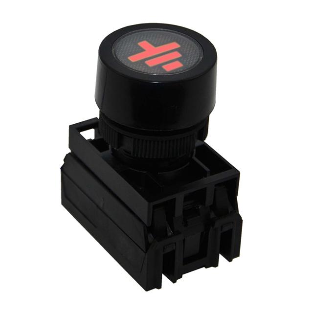 Wsk.uziem. NEF22WU 24V-230V czerwony