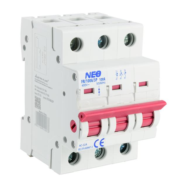 Rozłącznik izolacyjny modułowy 3P 100A DL 3P 100A FR/100A/3P 87.115 OPATÓWEK 87.115 OPATÓWEK