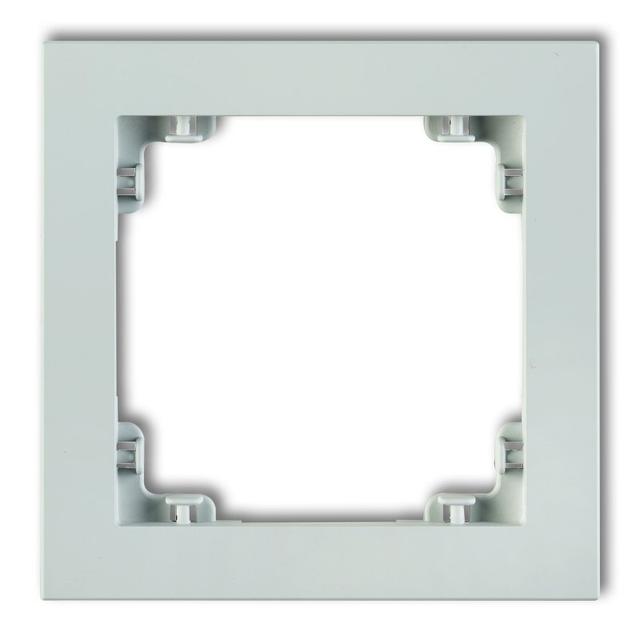 DECO Ramka uniwersalna pojedyncza z tworzywa DECO Pastel Matt lodowy błękit