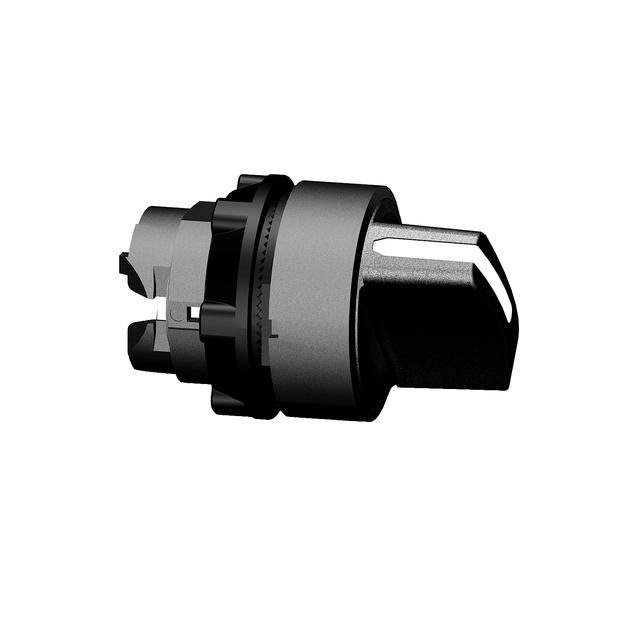 Harmony XB5 Przełącznik 3 pozycyjny czarny stabilny piórko krótkie okrągły plastikowy