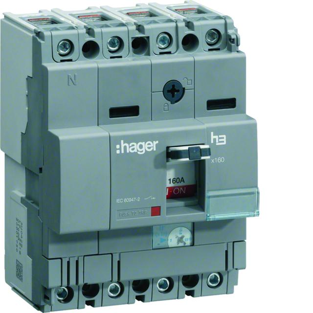 Wyłącznik mocy x160 4P 40kA 40A HNA041H HAGER