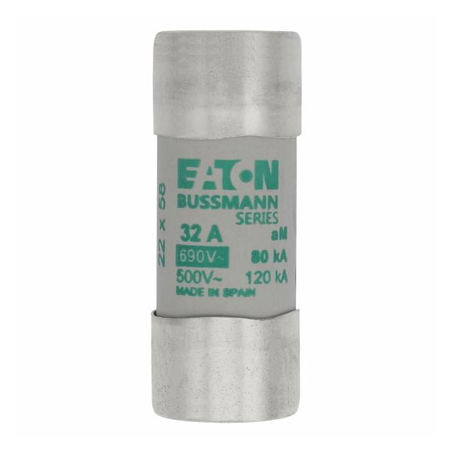 CYLINDRICAL FUSE 22 x 58 32A AM 690V AC Wkładka cylindryczna 22 x 58mm 32A AM 690V AC C22M32 EATON
