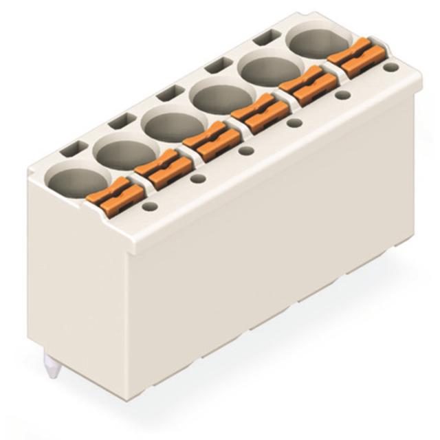 Gniazdo picoMAXeCOM raster 5mm 6‑biegunowe z prostymi pinami lutowniczymi bez płytki 2092‑1176 /100szt./ WAGO