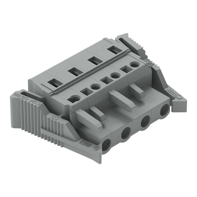 MCS-MIDI Classic gniazdo 4-bieg. szare raster 7,5 mm /50szt./ WAGO