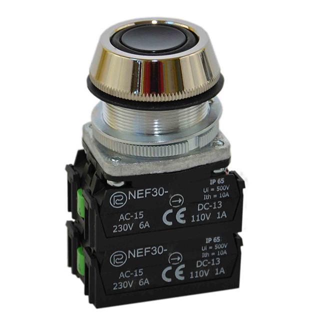 Przycisk NEF30-UK2X2Y czarny W0-NEF30-UK 2X2Y S PROMET