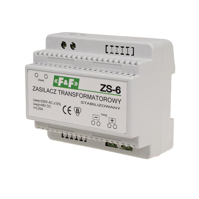 Zasilacz stabilizowany 48V DC 0,25A ZS-6 F&F