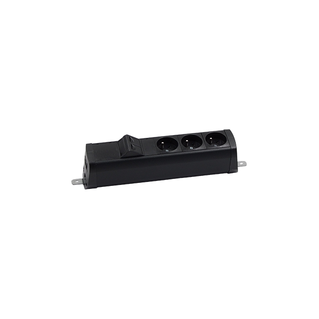 "Simon 480 TS48-230E300K0-44 Listwa poszerzona 3 gn. typ E i płytka 2xRJ45 keystone