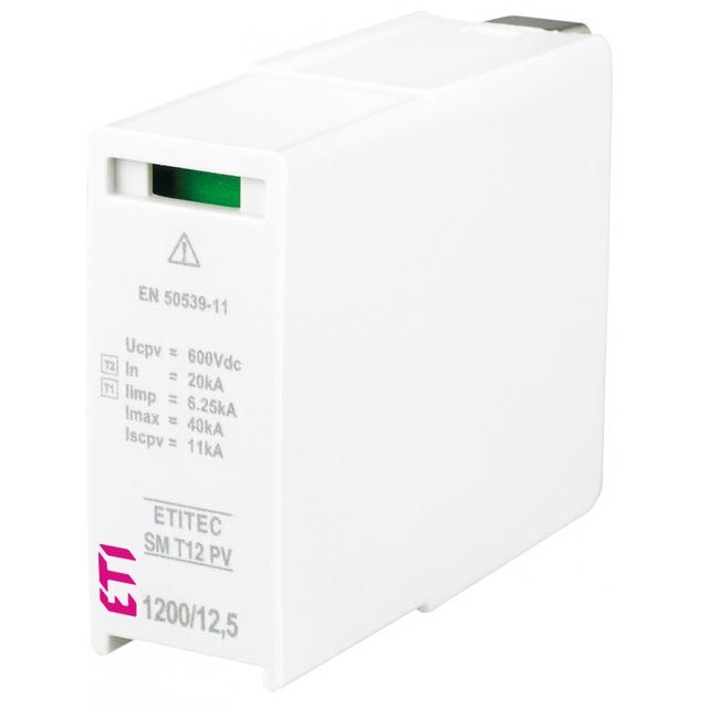Ogranicznik przepięć T1 T2 (B C) - do systemów PV MOD. SM T12 PV 600/12,5 S 002440632 ETI