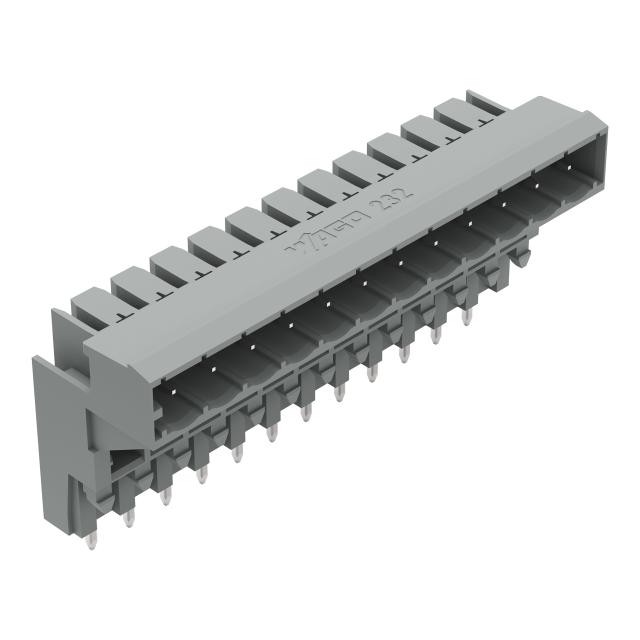MCS-MIDI Classic wtyk podwyższony 12-bieg. szary raster 5 mm /50szt./ WAGO