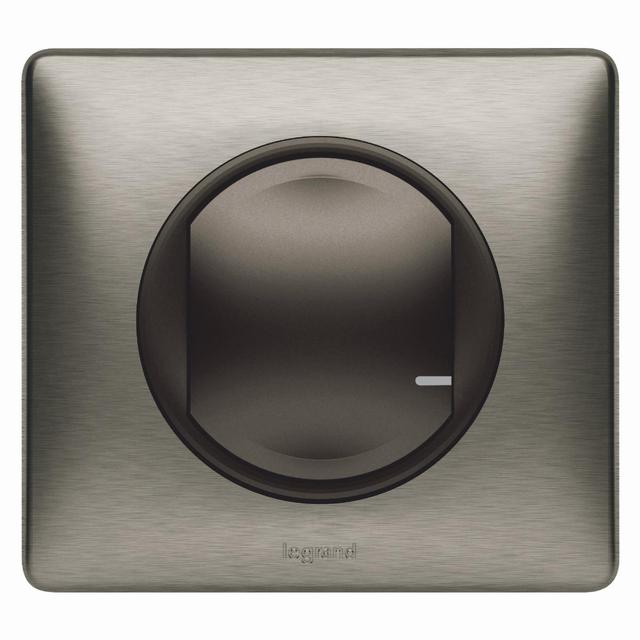 CELIANE WITH NETATMO - ŁĄCZNIK CONNECTED Z FUNKCJĄ ŚCIEMNIANIA GRAFITOWY, Legrand