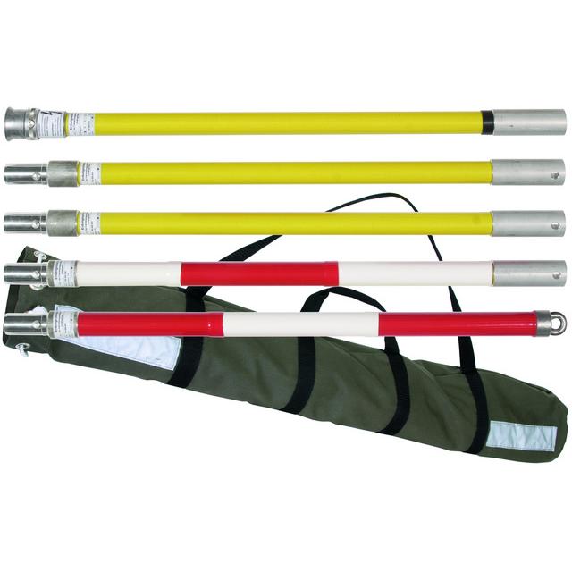 Drążek uziemiajacy składany 6-częściowy, SQL, dł. 4855 mm, z torbą