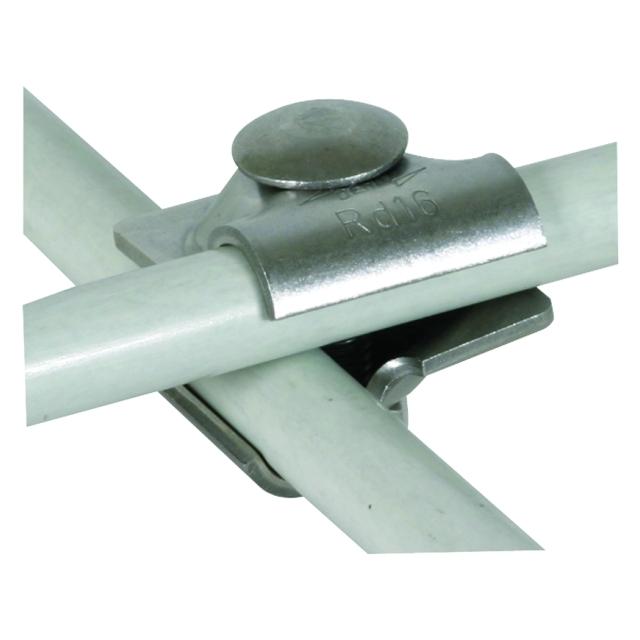 Zacisk uniwersalny MV do drutu 16/16 mm, stal nierdzewna NIRO