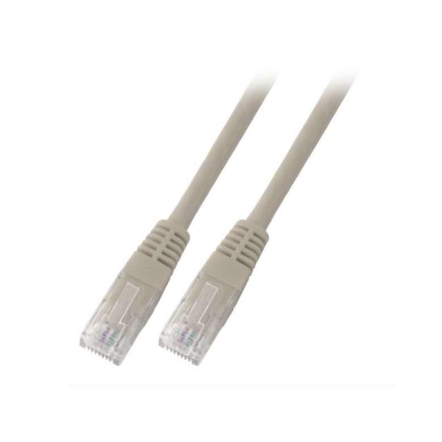 Patchcord RJ45 U/UTP kat. 5e PVC CCA szary 7,5m