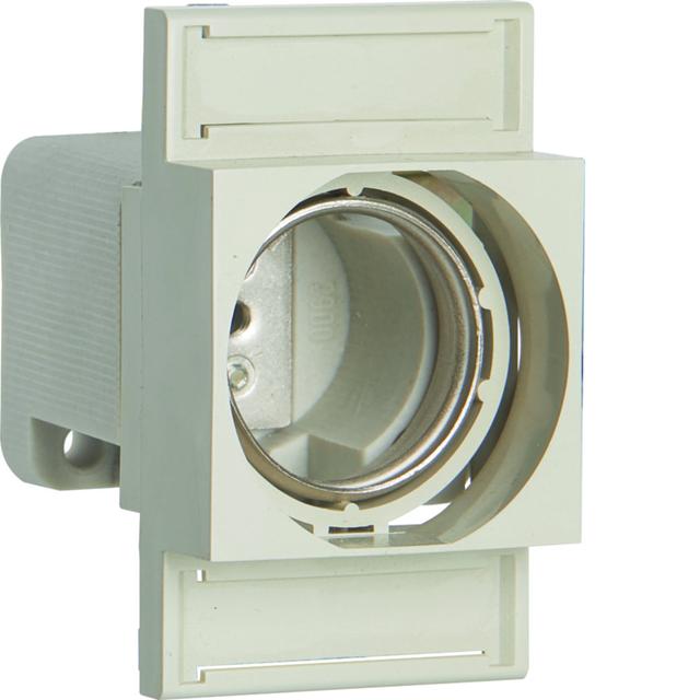 Gniazdo bezp. ceram. DIII E33 1P 63A 500V TS35 zac.pałąk. 10mm2 LE33KP HAGER