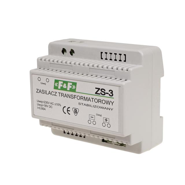 Zasilacz stabilizowany 18V DC 0,66A ZS-3 F&F