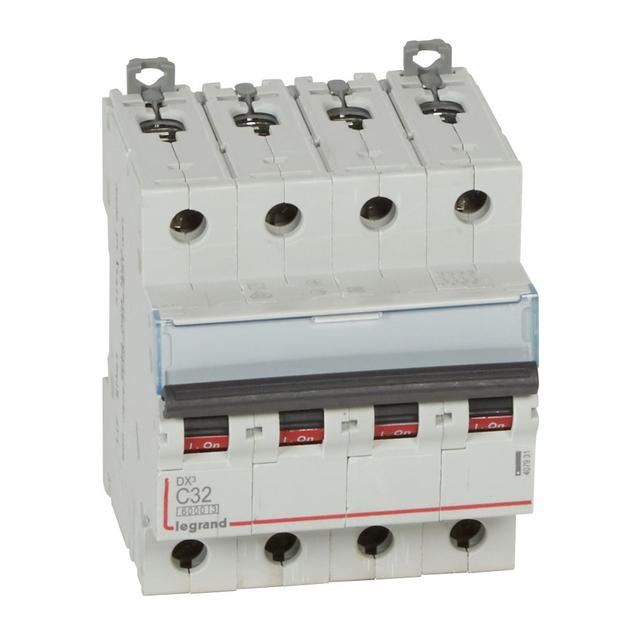 Wyłącznik Nadprądowy S 304 4P C32A 6kA DX3 407931 LEGRAND