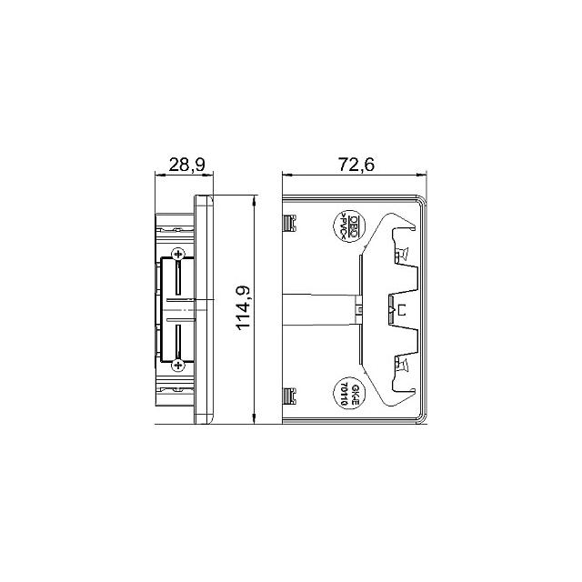 GK-E70110GR, Końcówka 70X110 SZ.