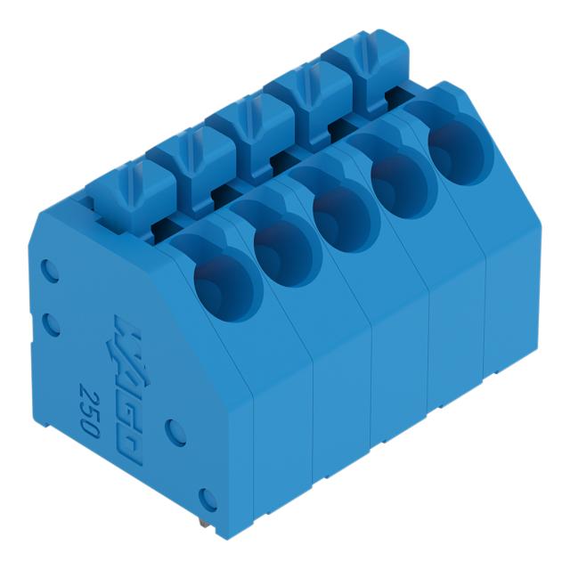 listwa zaciskowa do pł. drukowanych 5-bieg. niebieska raster 3,5 mm /60szt./ WAGO