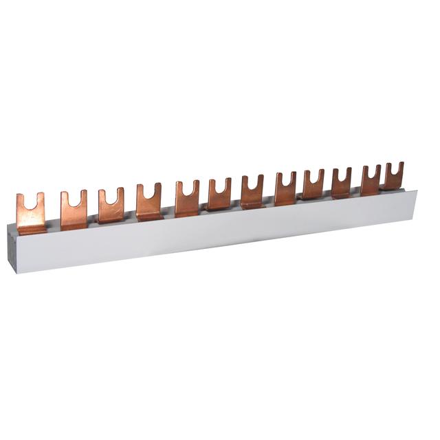 Szyna łączeniowa widełkowa 4P 63A 10mm2 (54 mod.) IZ10/L1NL2NL3N/54 002921279 ETI